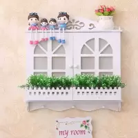 遮挡电表箱装饰画配电箱可推拉现代壁饰欧式创意开关电闸箱装饰盒 百叶带图片饰品(1) 加大号横65*竖高45