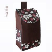 购物车买菜车布袋大号防水牛津包手推车小拉车拉杆车加厚袋子 口红玫瑰（加底板）