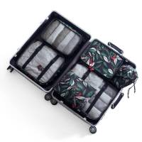 旅行收纳袋 印花六件套 新款行李箱衣物分装袋 六件套组