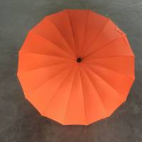 16骨大自动长柄彩虹防风直杆伞男士雨伞定制印LOGO广告伞礼品伞 16骨大紫色