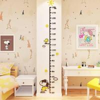 儿童身高墙贴 3d立体亚克力测量宝宝客厅可移除 墙贴 小猪款二