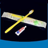 酒店宾馆用品一次性牙刷牙膏套装牙具二合一洗漱定制定做批发 白色牙刷清新两面针400