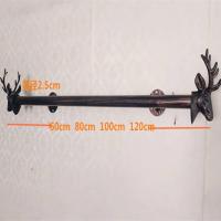 服装店衣架展示架上墙正挂陈列女装童装墙上货架墙壁挂钩衣钩铁艺