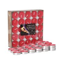 2020新款 蜡烛浪漫生日创意小蜡烛心形 求婚 表白 无烟蜡烛家用香薰 4小时100只装-红