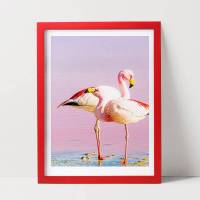 实木相框挂墙20寸16寸24装裱画框素描海报4开8KA3A4简约做定制28 红色 大32寸挂墙[可放60*80cm]