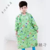 放心购 儿童雨衣雨披宝宝雨衣迷彩大帽檐挡雨小学生带书包位雨衣
