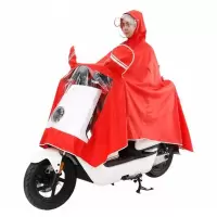 适用于小牛N1s/M1/U1电动车雨衣防水加大加厚双帽檐雨披