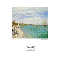 北欧风格莫奈装饰画 画芯油画布喷绘无框画画心墙画挂画油画画芯 4 定制尺寸请联系客服