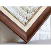 婚纱照洗照片加相框 24 36 48寸挂墙简约影楼结婚照放大定做全家福 美式深木纹 大三联组合(40寸+30寸*2)