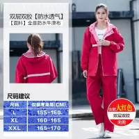 成人男女雨衣 雨裤套装电动车摩托车雨衣户外骑行加厚 分体雨衣