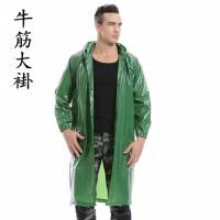 牛筋加厚加大分体雨衣雨裤套装 男女电动车骑行雨披带帽工地雨衣