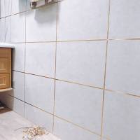 美缝贴墙 地砖自粘卫生间边条防水美缝贴条厨房墙装饰贴纸 土豪金--50米每卷 大