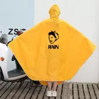 色女士单人小号电动车专用雨衣 电瓶车可爱卡通韩国骑行神器雨披