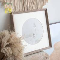 方形实木相框圆形33 38 50书法宣纸国画装裱画框外框定制任意尺寸 复古色 放70*70cm