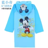 儿童雨衣加厚带书包位抖音卡通雨披男女童小孩幼儿园时尚学生雨衣