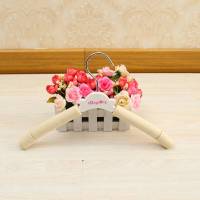 服装店儿童防滑海绵衣架裤夹架小孩童装店衣服撑子衣挂衣服架