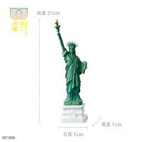 自由女神像家居客厅人物模型像摆件办公室书桌小摆设旅游纪念品 大号10cm*10cm*38cm