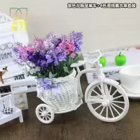 酒柜装饰品摆件家居创意小摆设房间女卧室内工艺家里玄关客厅电视 紫瓶型车4色混搭薰衣草