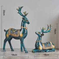 欧式客厅电视柜酒柜装饰品美式创意家居小摆设红酒架摆件结婚 孔雀一对