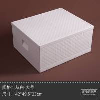 搬家折叠收纳箱盒书箱书本书籍储存箱整理塑料教室用储物箱子