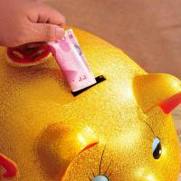 陶瓷金猪存钱罐储蓄罐储钱罐超大号创意活动礼品开业摆件 50厘米送两只28厘米