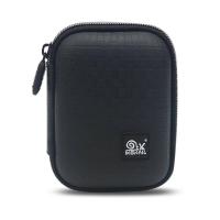 耳机充电器收纳盒多功能迷你beats耳机包数据线收纳包便携 a款黑色大