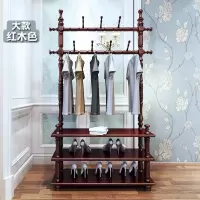衣帽架厅欧式鞋帽架卧室衣服架客厅挂衣架落地鞋架包架组合