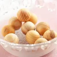香樟木珠衣柜防霉防虫防霉片防蛀防潮纯驱虫樟木球 图片色 40颗