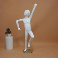 儿童服装展示模特道具抽象玻璃钢动态人体童装衣架童模