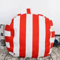 帆布儿童毛绒玩具收纳袋衣服杂物收纳包多功能旅行收纳帆布袋