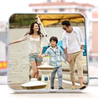 九宫格摆台12寸订制拼图拉菲水晶洗照片做成相框儿童影楼宝宝相片 1张 24寸