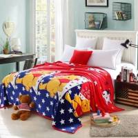 夏季珊瑚毯子垫床单人夏天空调午睡薄款沙发毛巾小被子法兰绒毛毯 粉色玫瑰 230*230cm