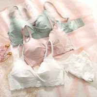 内衣女薄款夏季小胸聚拢无钢圈少女高中学生收副乳大胸显小文胸罩