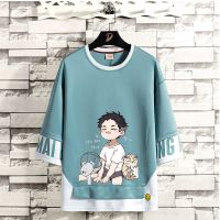 2021夏季新款半袖百搭宽松帅气上衣七分t恤潮流男生学生冰丝短袖