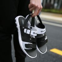 男士凉鞋男潮新款夏季沙滩拖鞋韩版潮流百搭休闲男鞋两用凉拖