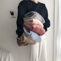 日系法兰绒仙女暖暖裤显瘦宽松百搭学生加肥厚大码可外穿睡裤长裤