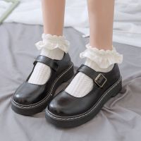 lolita蕾丝花边袜jk白色袜子女短袜可爱日色棉袜夏季短筒女袜