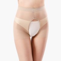 春秋款开档中厚丝袜性感免脱连裤袜女天鹅绒丝袜裤