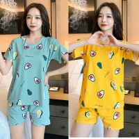 夏季女士睡衣家居服薄款韩版可爱公主风休闲短袖两件套装春秋冬女