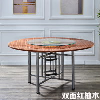 家用大圆桌子酒店饭店酒席婚庆专用圆餐桌带转盘大圆台面圆桌面板
