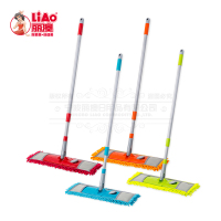 丽澳LiAo伸缩杆家用平板拖把 雪尼尔吸水拖布 脚踏式家用懒人拖把 干湿两用平拖木地板养护地拖墩布