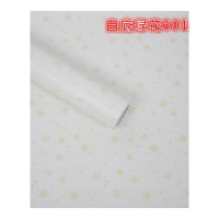 壁纸墙贴装饰贴60cm宽防水防潮自粘墙纸壁纸卧室温馨客厅宿舍背景墙贴可擦洗10米 60宽10米白底绿花 仅墙纸