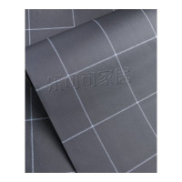 壁纸墙贴装饰贴自贴墙纸防水加厚10米砖纹壁纸自粘店铺奶茶店学生宿舍装饰墙贴画 加厚60厘米宽-深灰格-10米 超大