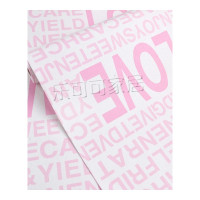 壁纸墙贴装饰贴自贴墙纸防水加厚10米砖纹壁纸自粘店铺奶茶店学生宿舍装饰墙贴画 加厚60厘米宽-粉色字母-10米 超大