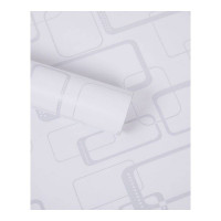 壁纸墙贴装饰贴防水自粘墙纸简约现代北欧纯色墙贴卧室温馨寝室壁纸翻新贴纸10米 墨绿色 10米白色几何 仅墙纸