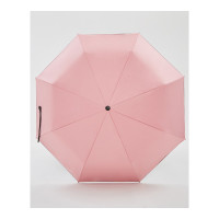 乐拼购其他品牌雨衣雨伞太阳伞韩国创意超大晴雨伞防晒伞女遮阳伞黑胶防紫外线太阳伞三折两用伞 胭脂粉