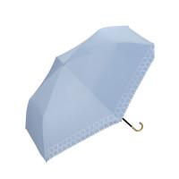 雨衣雨伞太阳伞2020新款Wpc.遮光遮热轻量可爱折叠太阳伞防晒防紫外线女晴雨两用 遮光桃心镂空款801-7464天蓝