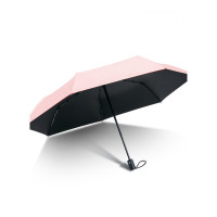 乐拼购其他品牌雨衣雨伞太阳伞赛维纳太阳伞小巧黑胶遮阳伞女防晒防紫外线便携全自动伞晴雨两用 自动伞-藕粉
