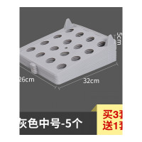 乐拼购其他品牌dressbook懒人衣服T恤衬衫收纳板衣柜整理神器抖音款叠衣板折衣板 灰色中号(5个)买三套送一套