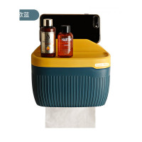 乐拼购其他品牌卫生纸盒卫生间纸巾厕纸置物架厕所家用免打孔创意防水抽纸卷纸筒